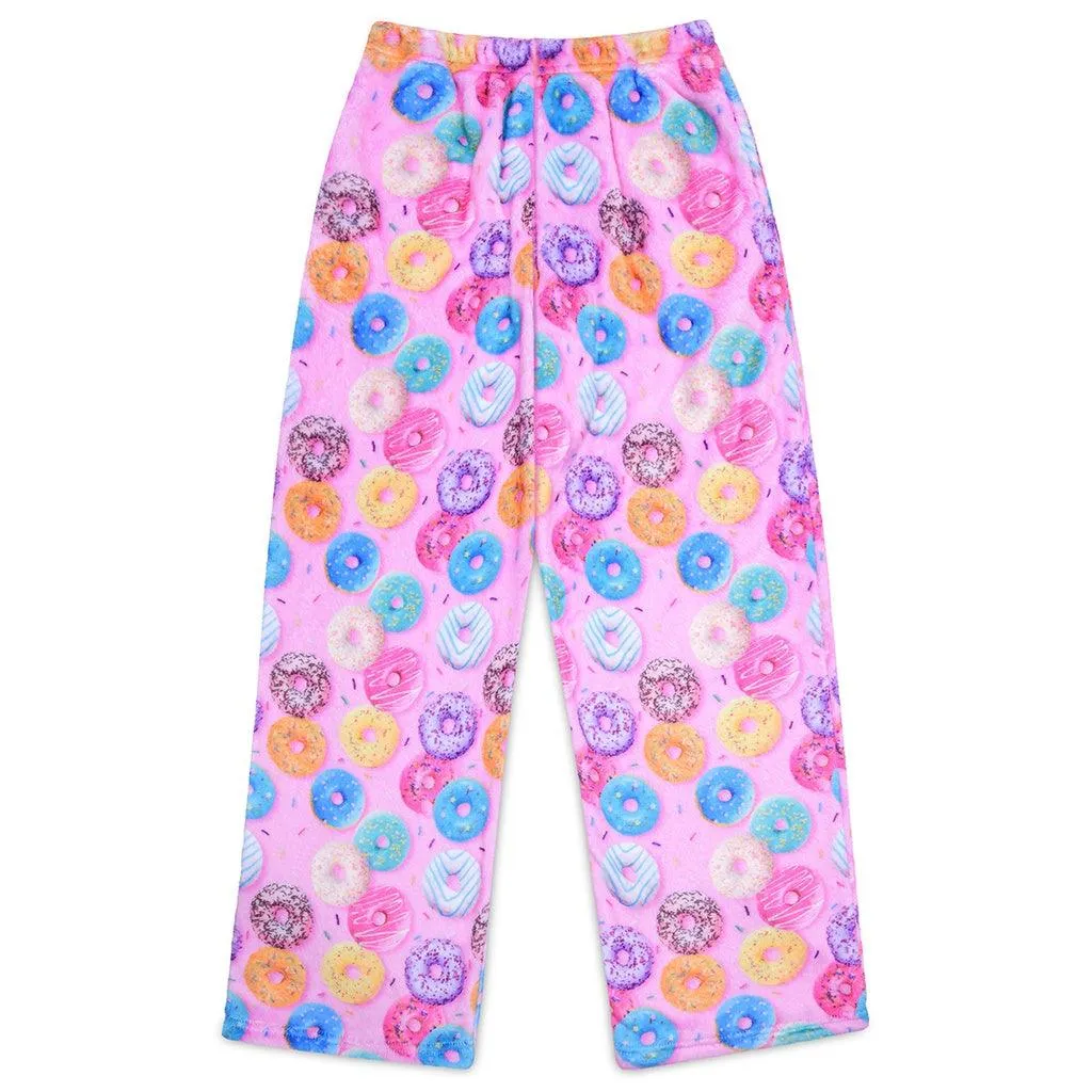 Girls Sleepwear | Go Do-Nuts Plush Sleep Pant | Iscream